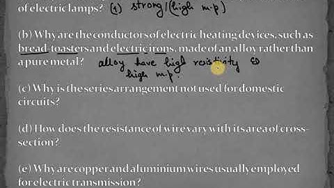 Q18 Class X 10th Physics Chapter 12  Electricity NCERT Page Back exercise Solution