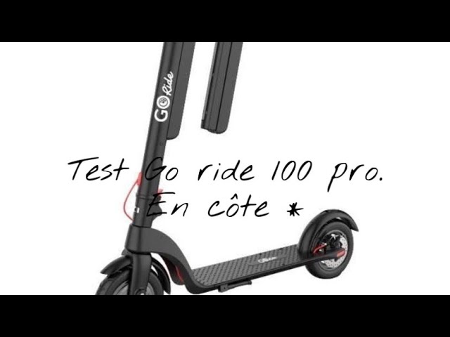 GO RIDE 100PRO Trottinette électrique pliable 10″ 350 watts