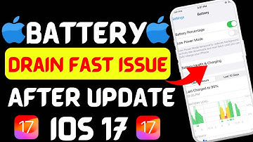 How to fix battery drain on iPhone after update iOS 17.2.1 | Battery drain fast issue after iOS 17.3
