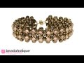 How to Embellish Right Angle Weave with Rose Montee Beads