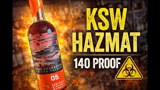 Rare Character Hazmat Bourbon KSW Batch 05 🥃 140 Proof Limited Release Whiskey Tasting Review