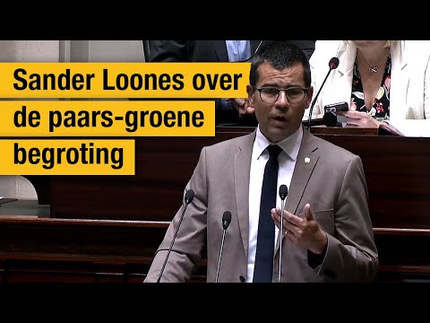 Sander Loones fileert de paars-groene begroting