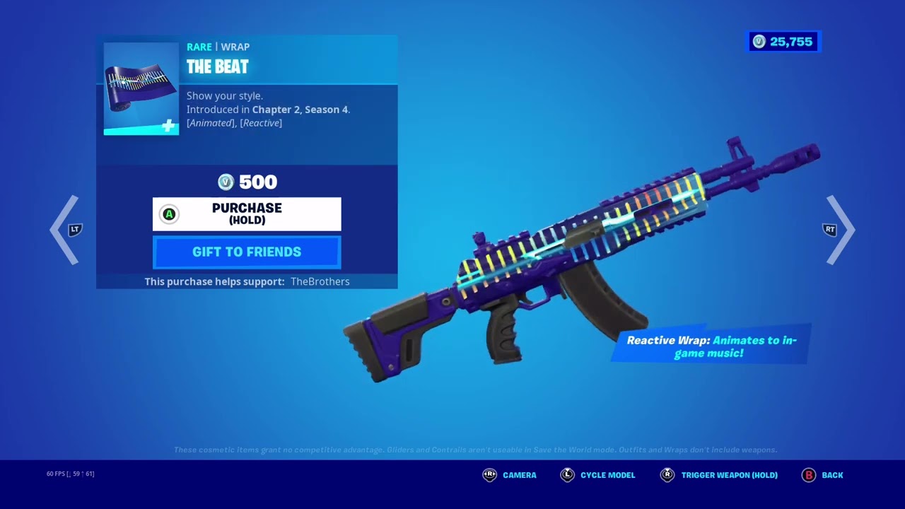 Reactive Wrap BUT with NOT Music... (Fortnite)