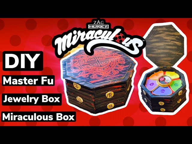 DIY Miraculous Ladybug Miraculous Box I Jewelry Box for Birthday Party  Games 