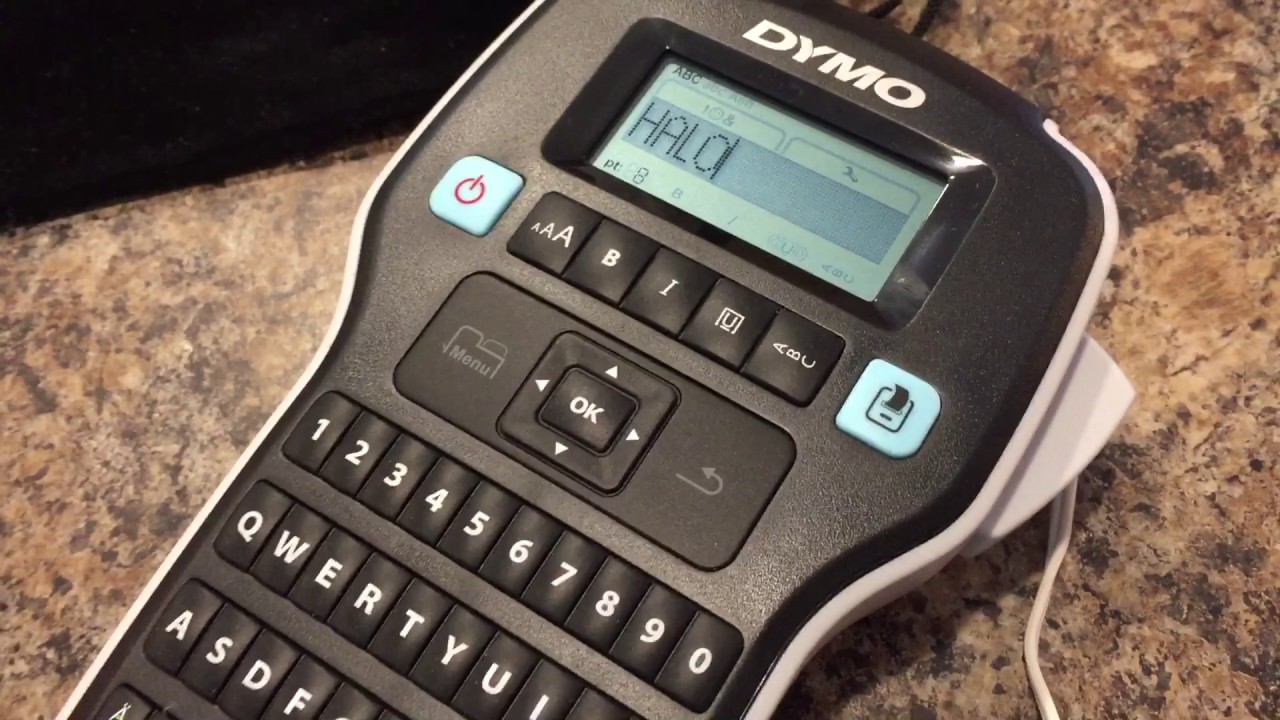 Demo: How to use DYMO Label Manager 160 