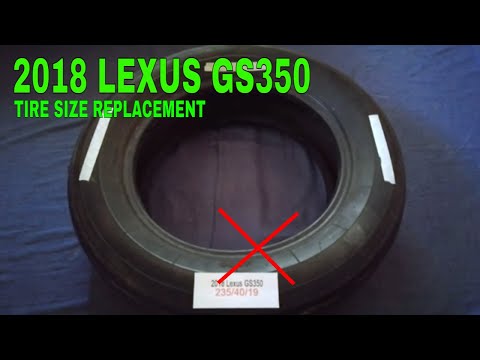 🚗 🚕  2018 Lexus GS350 Tire Size 🔴