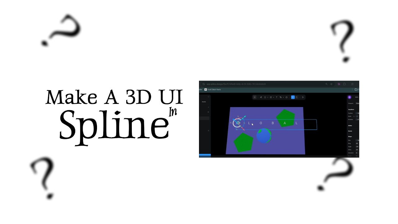 Demo Of UI 3D Spline - YouTube
