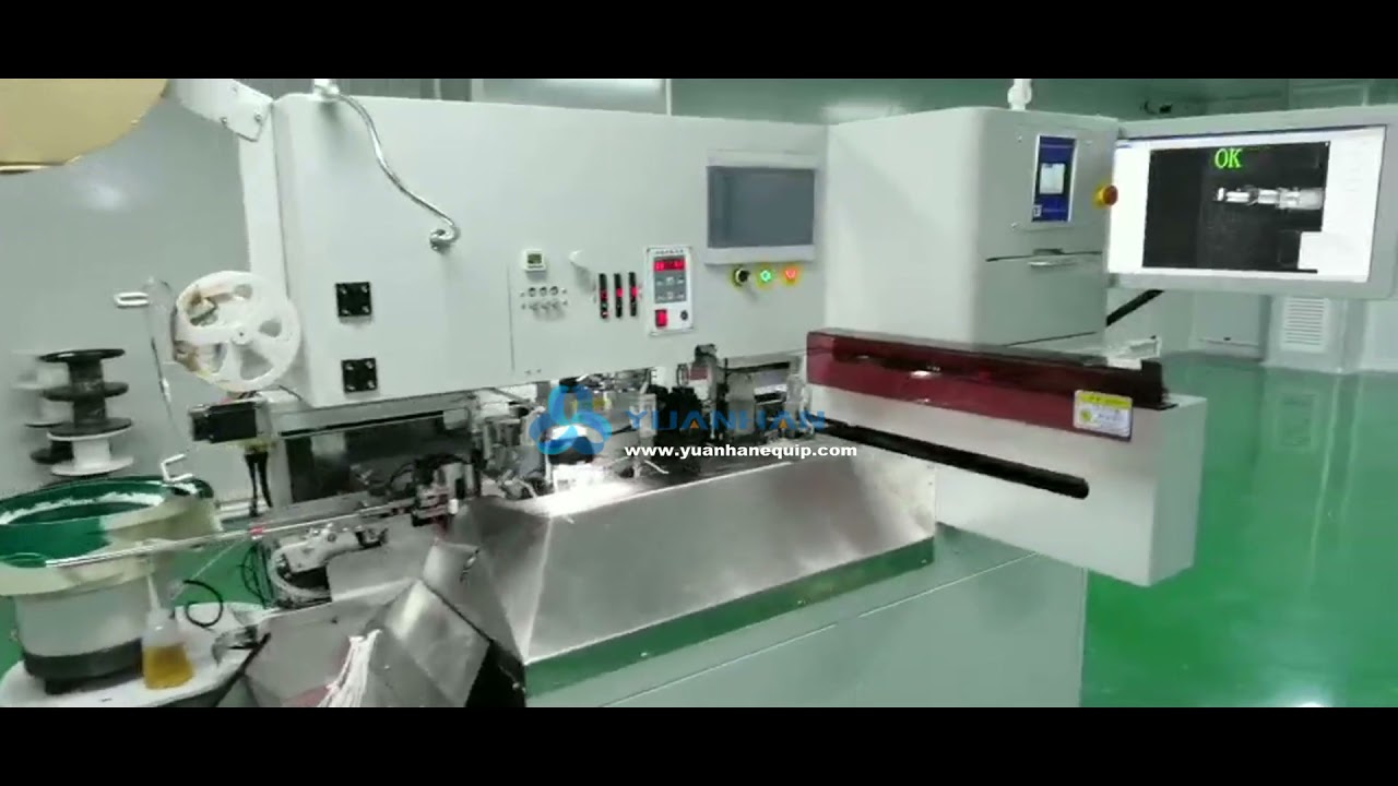 Automatic cable connector assembly machine housing insertion machine