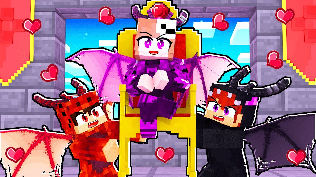 LAYSA e a RAINHA dos DRAGOES no MINECRAFT!