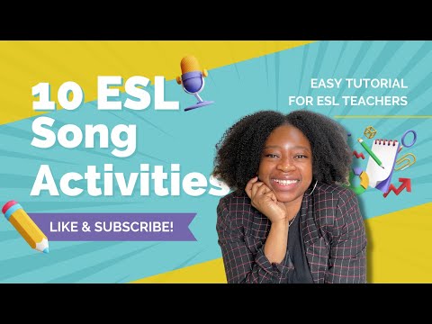 10 ESL Song Activities You Need to Use/ 사용해야 할 10가지 ESL 송 액티비티