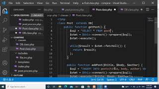 PHP-OOP-PDO Revision Insert, Select from Database part 2