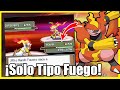 Cómo Pasar Platino Con SOLO Pokémon TIPO FUEGO