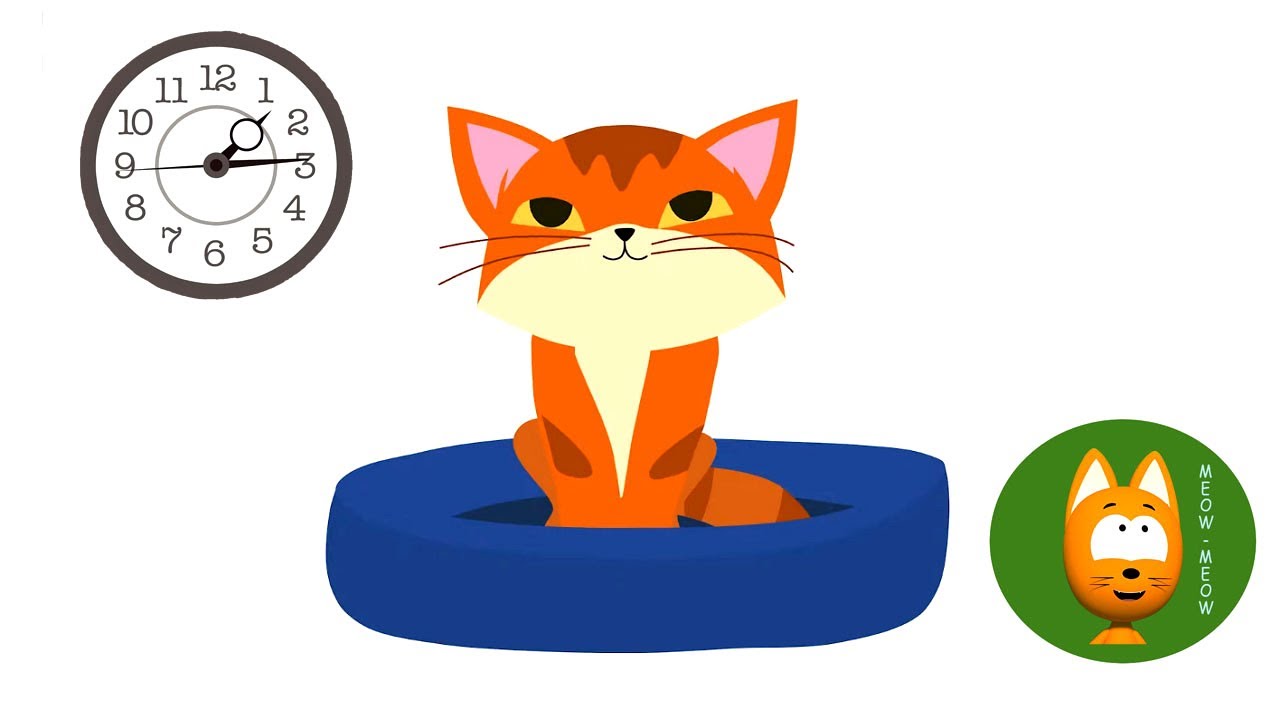 Hickory Dickory Dock - Meow Meow Kitty - song for kids - YouTube