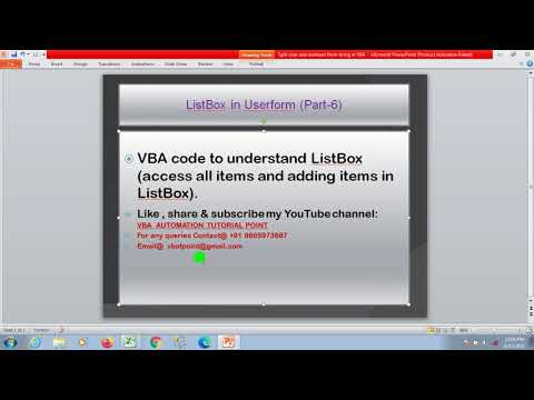 ListBox in Userform in Excel VBA (Part 6)