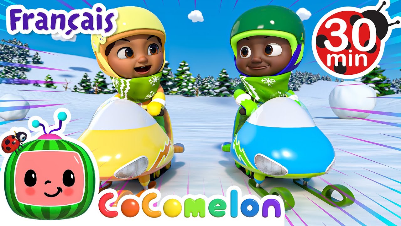 La course de Cody dans la neige | @CoComelonCodyTimeFrancais  | Dessin Animé