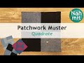 Patchwork Muster aus Quadraten nähen | Patchwork Ideen (1) | Näh mit mir