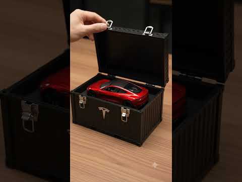Video Tesla Roadster Unboxing ASMR