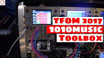 Tokyo Festival Of Modular 2017 1010music toolbox - Touchscreen Eurorack Sequencer