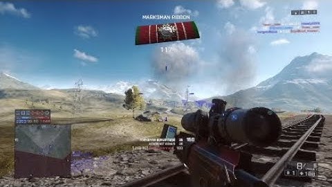 Bf4 Long range sniping golmud railway 600m-1500m highlights