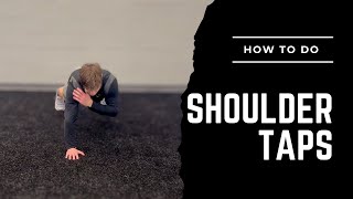 Shoulder Taps (Exercise Library)
