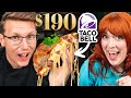 $190 Taco Bell Wagyu Steak Quesadilla Taste Test | FANCY FAST FOOD