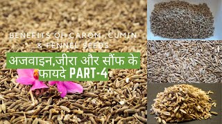 Benefits Of Carom ,Cumin & Fennel Seeds |अजवाइन,जीरा और सौंफ के फायदे ! Part-4 screenshot 2