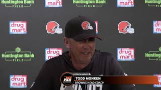 Todd Monken on Browns 27-24 win over Steelers, another Deshaun Watson game-winning drive, 3-1 record