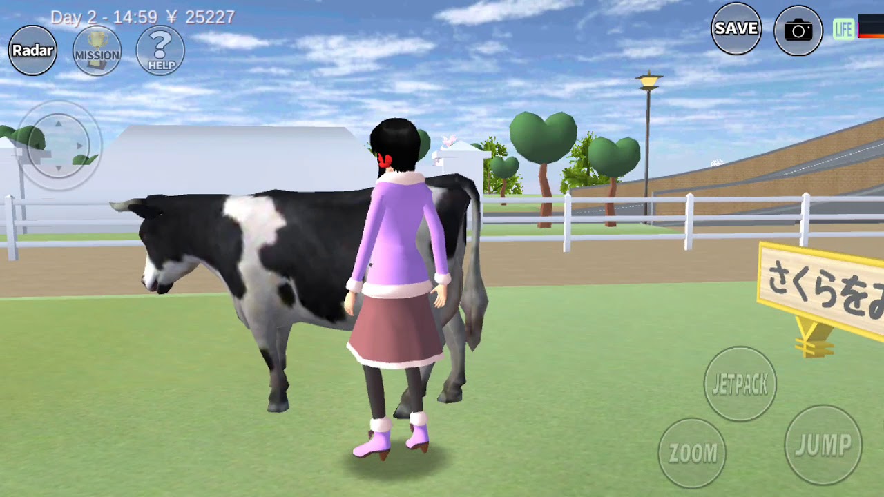 Liburan ke sakura farm sakura school simulator 