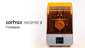 Timelapse of 3D Printing a Gear Housing on Zortrax Inkspire 2