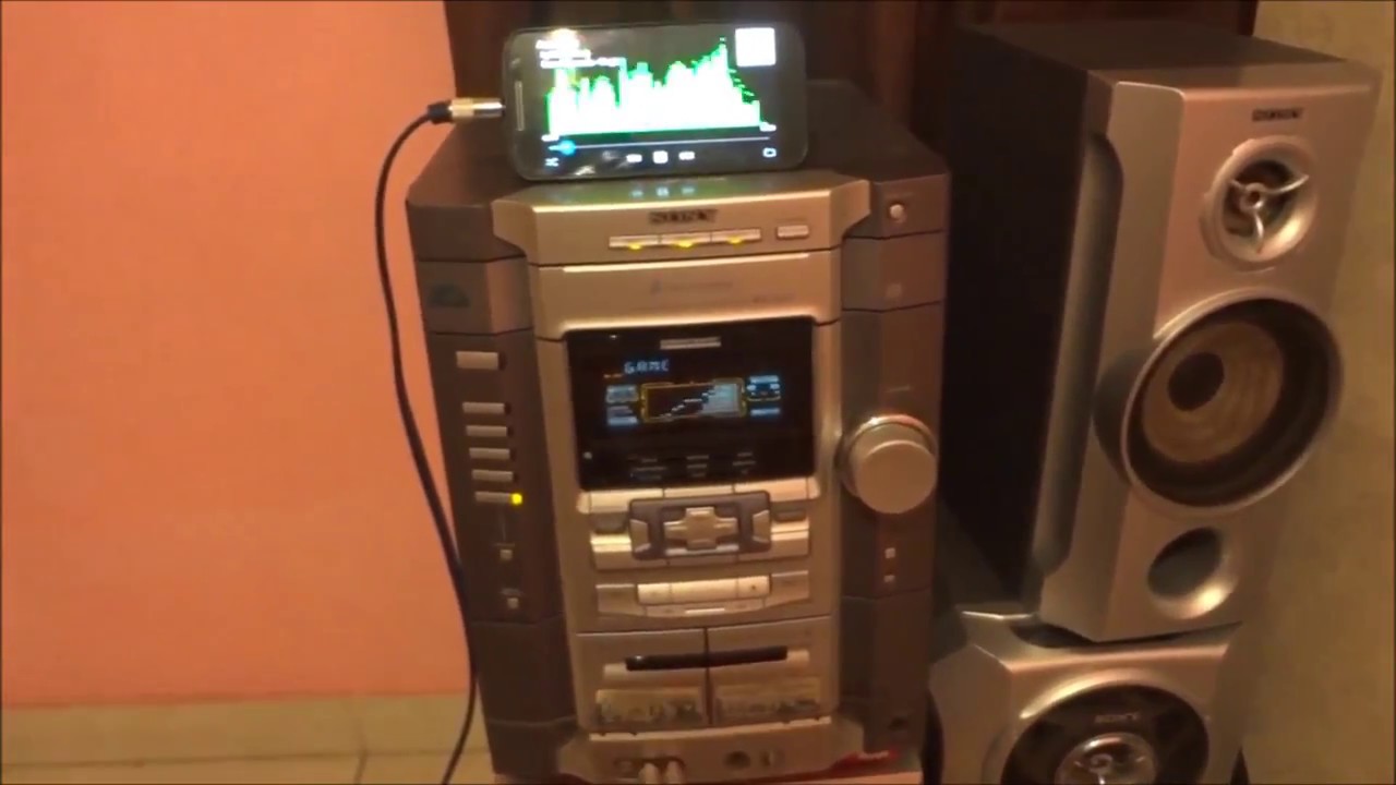 Mini System Sony mhc rg77 - YouTube