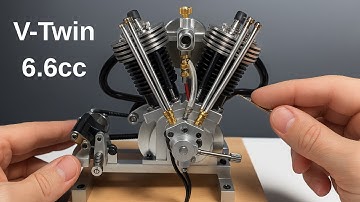 I Started a Real Mini V-Twin  Engine Model!