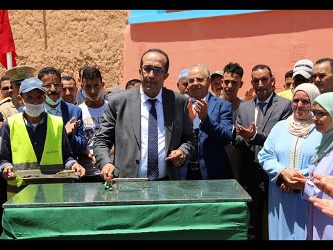 زاكورة عامل الإقليم فؤاد حاجي يطلق مشاريع بحوض المعيدر و تفتشنا