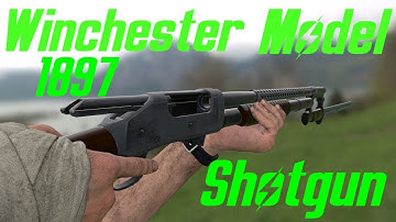 FALLOUT 4 - WINCHESTER MODEL 1897 SHOTGUN - NEW WEAPON - ANIMATION - SHOWCASE - PC - BY Wardaddy