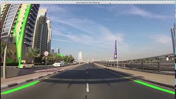 Lane Detection with Steering Demo
