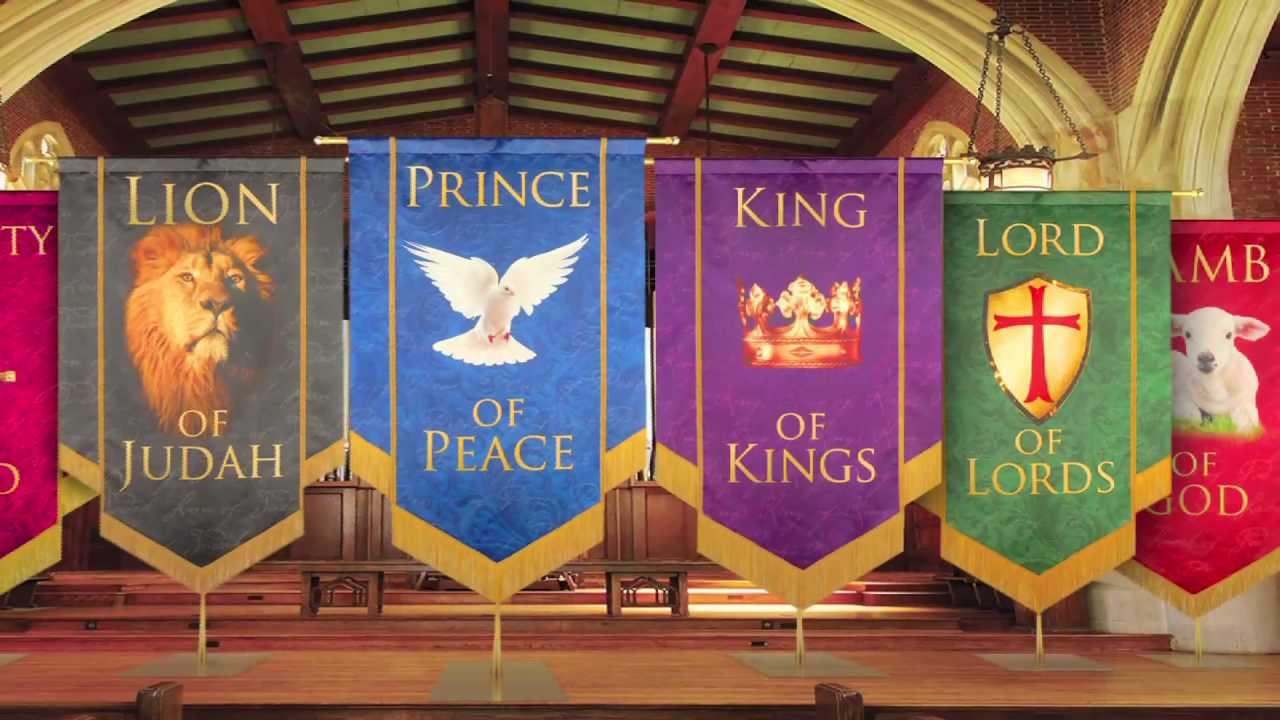 Church Banners Names Of Christ From Praisebanners Youtube