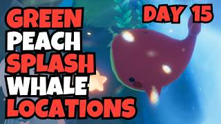 DAY 15 | Green Peach Whale Photo & Bubble Furniture Location | Whalefall Canyon Heartopia! screenshot 4