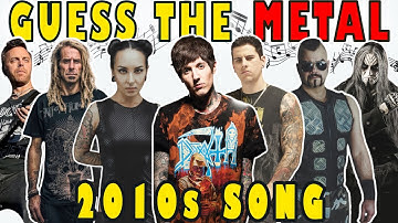 Guess The Song 2010s Rock & Metal 🎶 Ultimate Rock & Metal Music Quiz