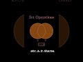Set Operation educcational video #cbse #education #mathematics #sets  @Dr.A.P.Sharma