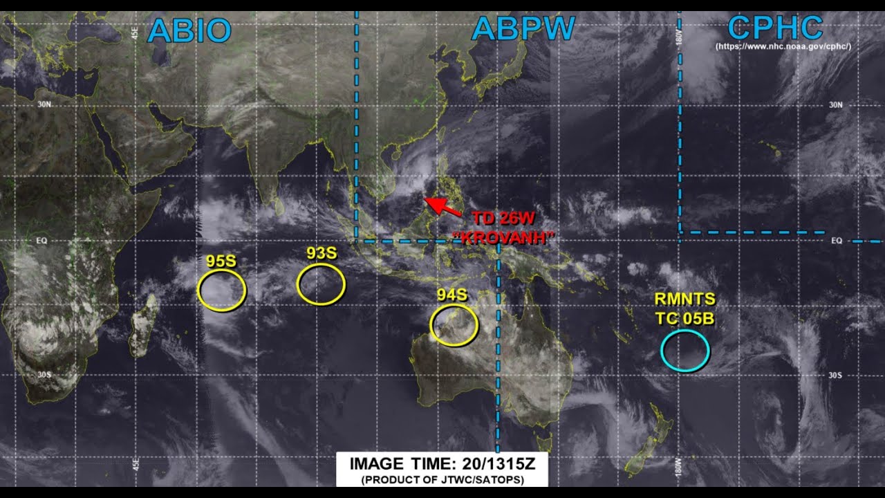 12/20/2020 Tropical Cyclone Updates