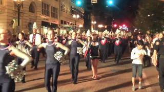 2009 Starlight Parade -- Lake Oswego High School Band, Dance Team and Cheerleaders