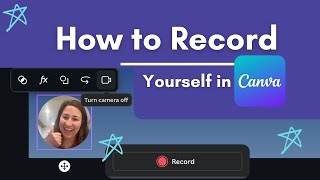 How to Record Yourself in Canva