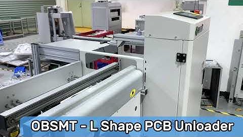 OUBEL SMT handling machine compact L shape PCB unloader for SMT