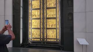 Seeing Gates Of Paradise Of The Florence Baptistery Resimi