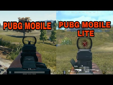 Pubg Mobile Vs Pubg Mobile Lite Which One Is Better Side By Side Full Comparison Youtube