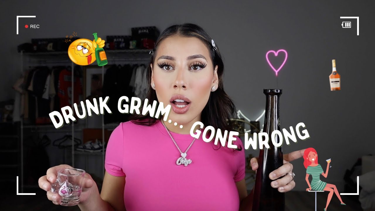 DRUNK GET READY WITH ME *I blacked out* 😭😗