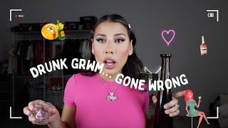 DRUNK GET READY WITH ME *I blacked out* 😭😗