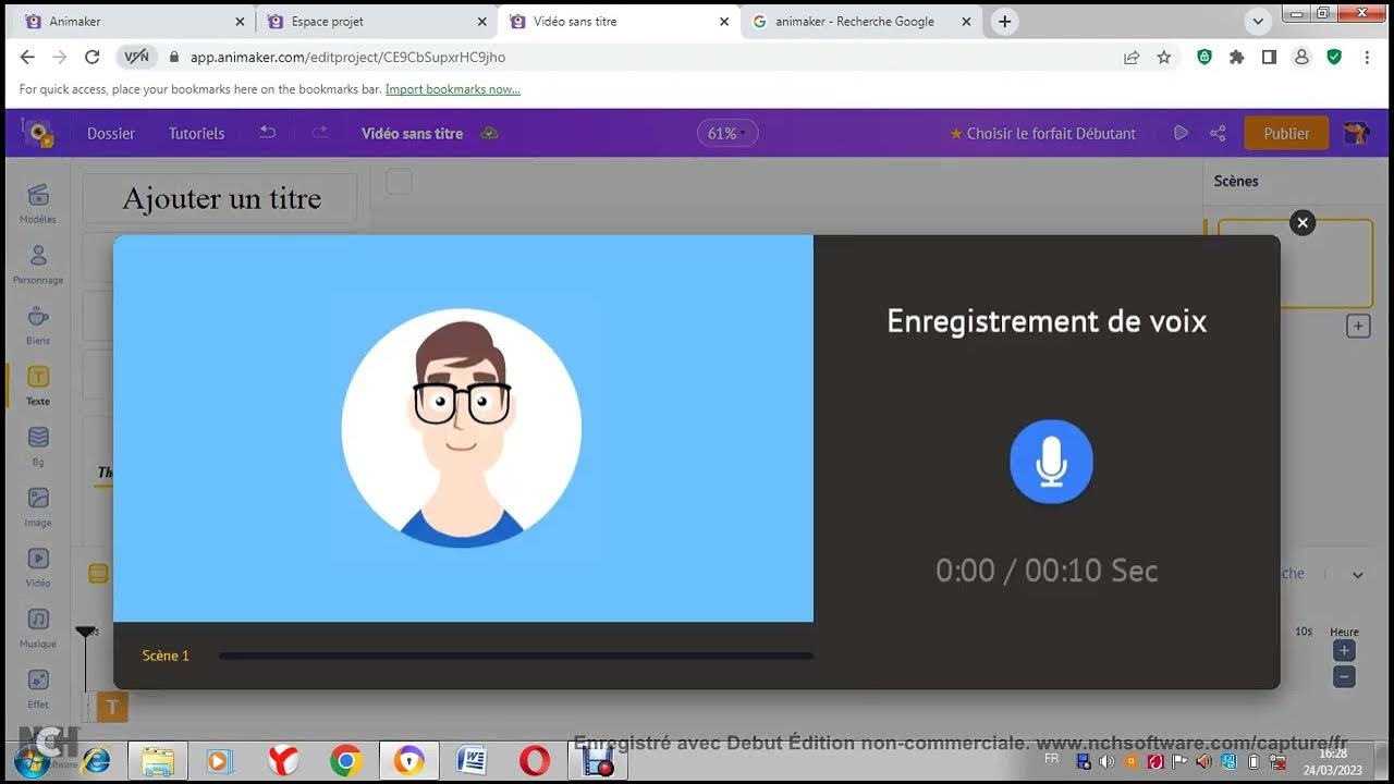 comment créer une video avec animaker YouTube
