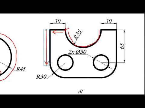 Autocad 2D: Bài thực hành số 4 - Bài 4.2. Lệnh PLine trong Autocad.