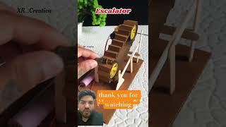 Escalator Machine Using DC Motor 🔧⚡ | Mini Engineering Project #DCMotor #EngineeringProject