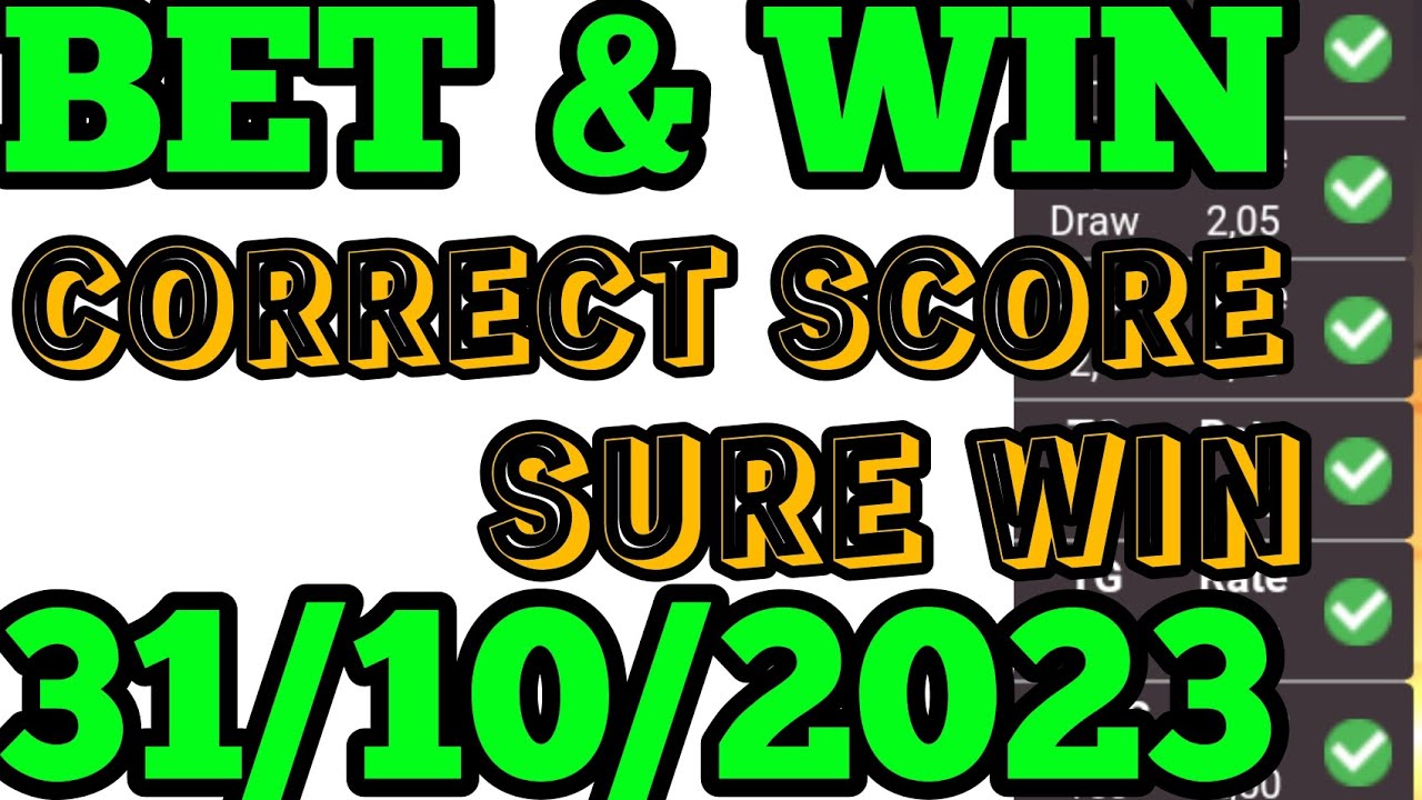 TODAY CORRECT SCORE PREDICTIONS 31/10/2023/SOCCER BETTING TIPS/FOOTBALL  PREDICTIONS TODAY/SURE TIPS. 